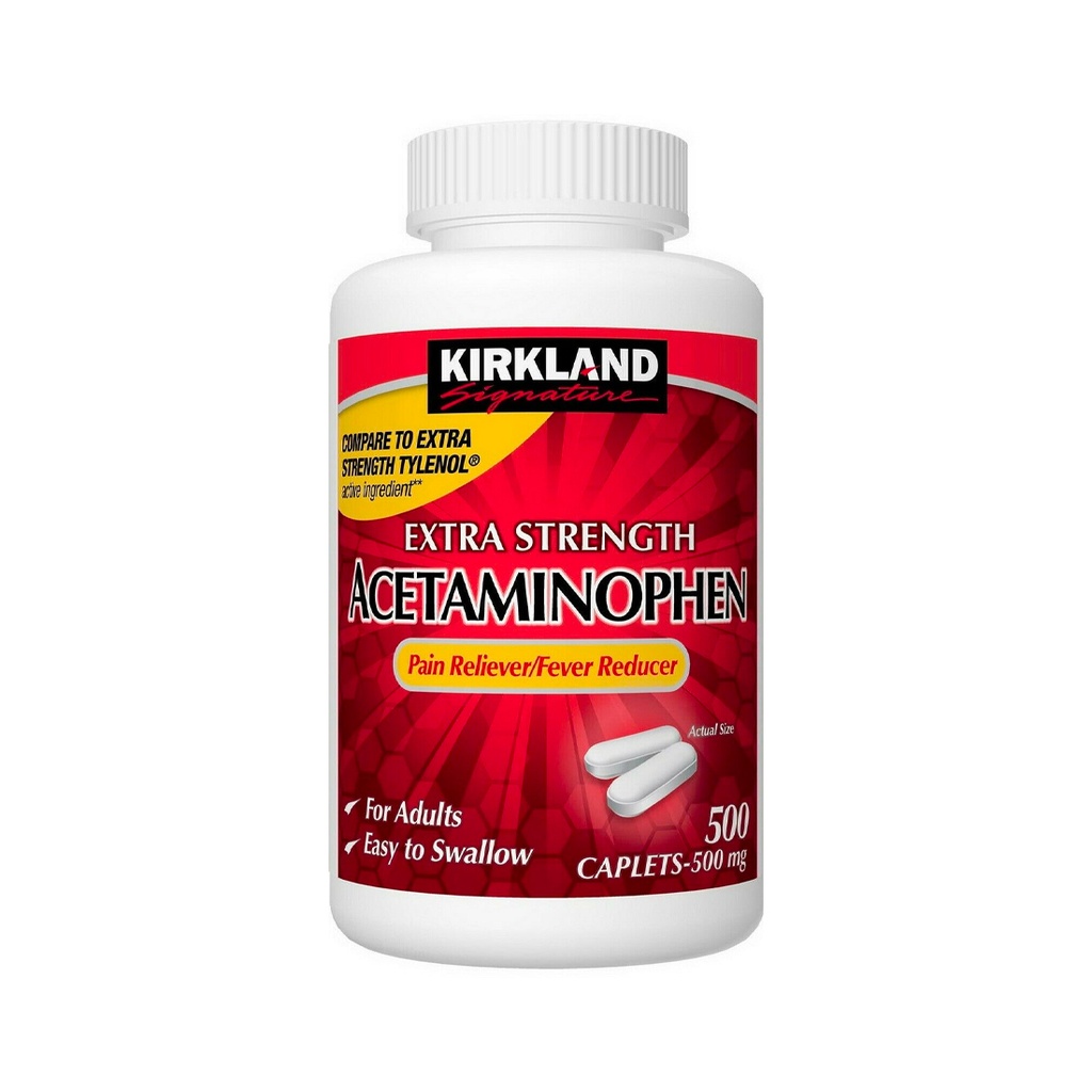 ACETAMINOPHEN EXTRA FUERTE 500mg x 500 CÁPSULAS KS