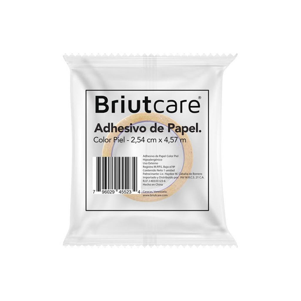 ADHESIVO DE PAPEL COLOR PIEL BRIUTCARE