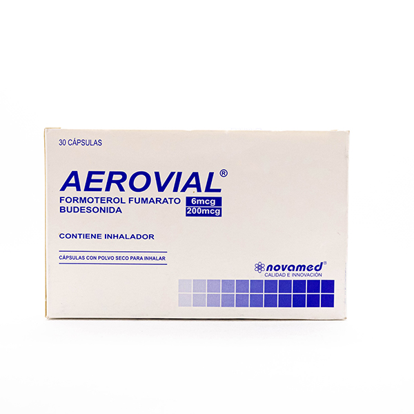 AEROVIAL 200mcg/6mcg + 1 INHALADOR NOVAMED