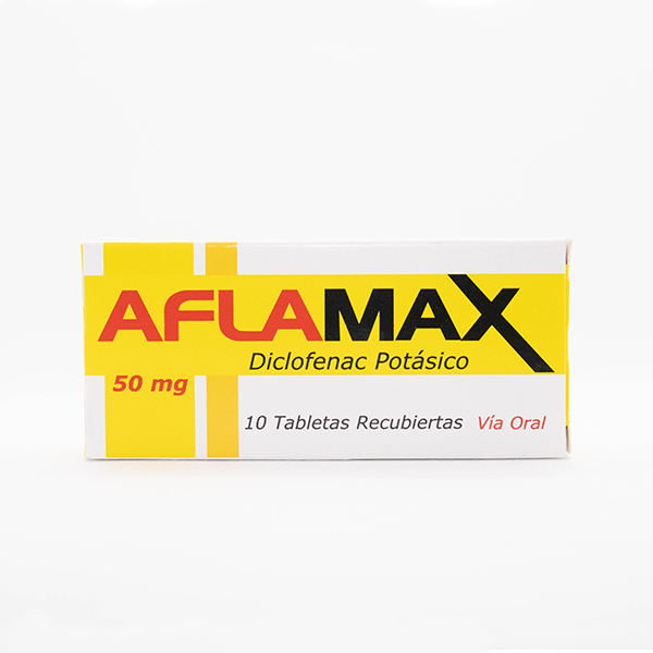 AFLAMAX 50mg x 10 TABLETAS OFTALMI