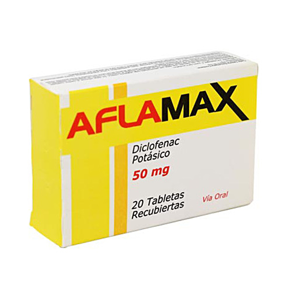 AFLAMAX 50mg x 20 TABLETAS OFTALMI