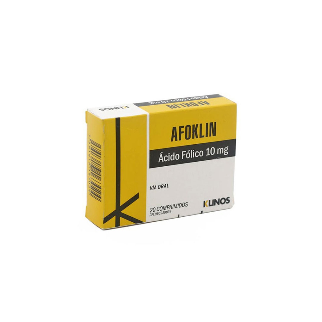 AFOKLIN 10mg x 20 COMPRIMIDOS