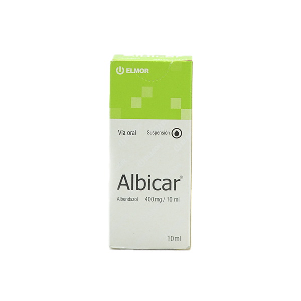 ALBICAR 400mg SUSPENSIÓN 10ml ELMOR