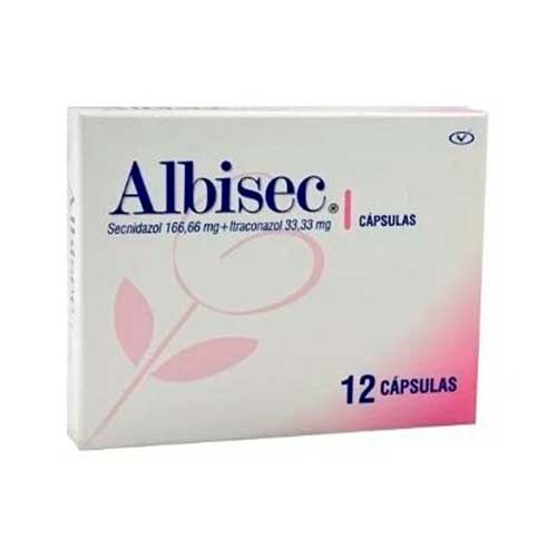 ALBISEC 166.66mg/33.33mg x 12 CÁPSULAS