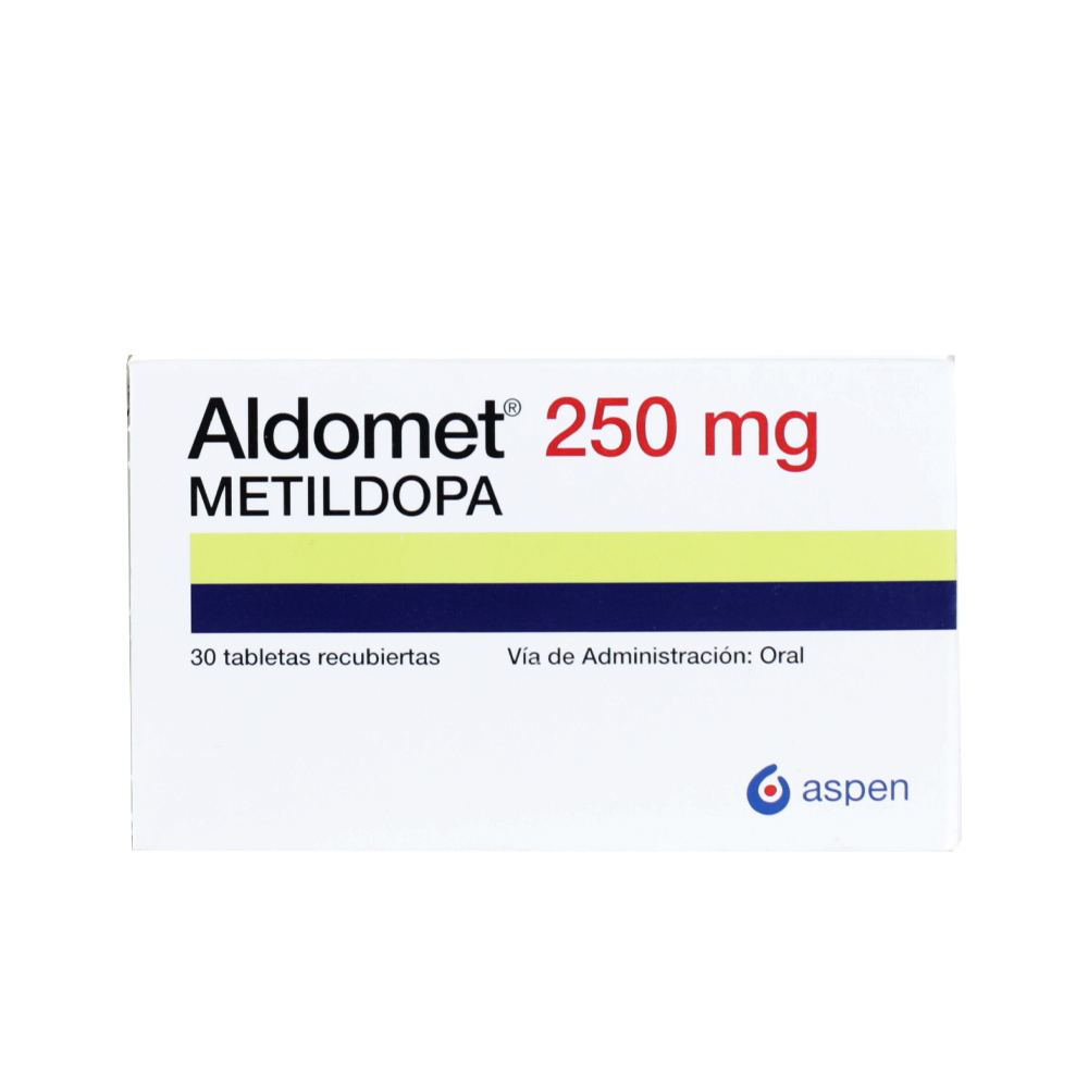 ALDOMET 250mg x 30 TABLETAS  ASPEN