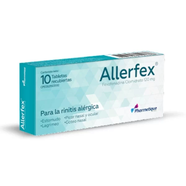 ALLERFEX 120 MG X 10 TABLETAS