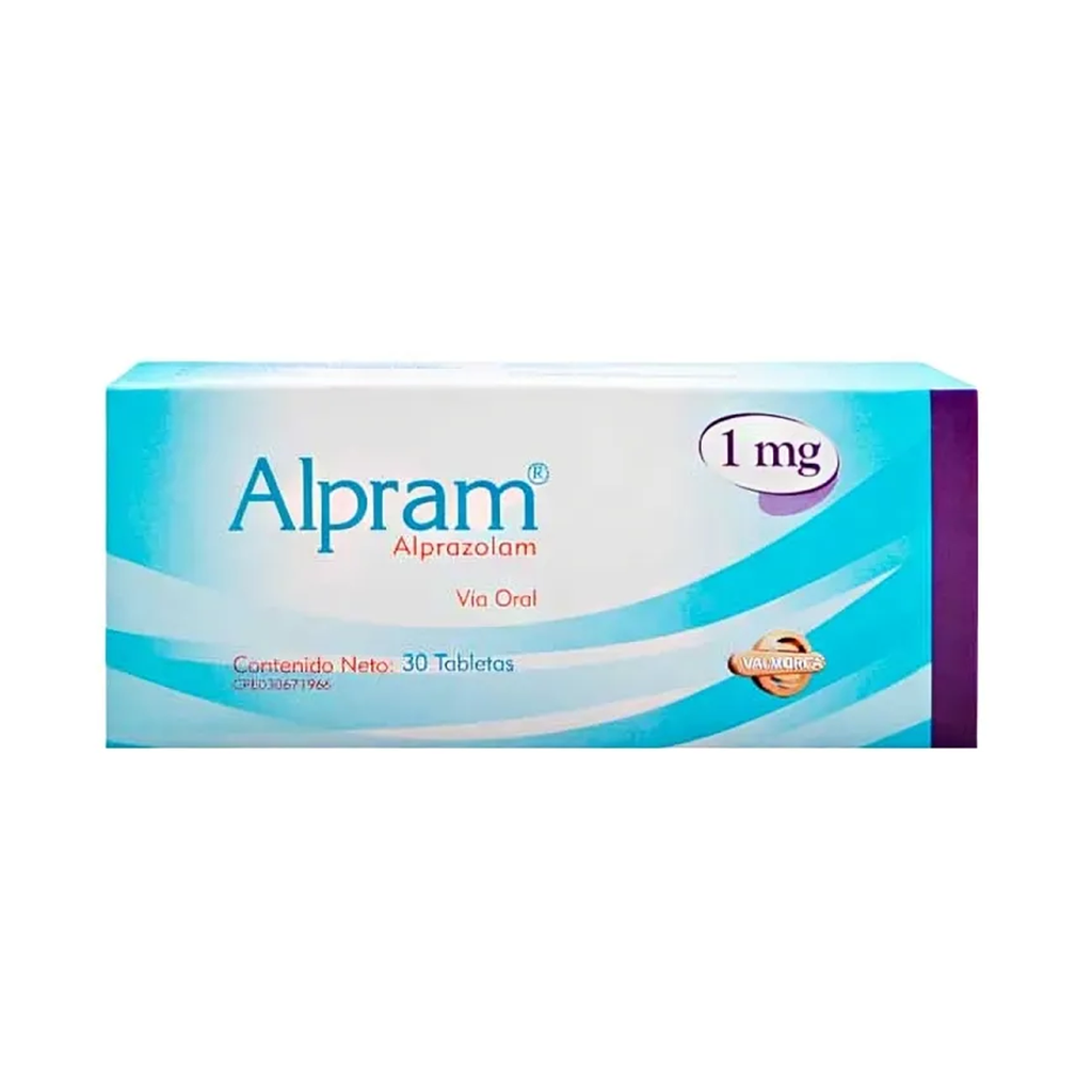 ALPRAM 1MG 30TAB VALMORCA
