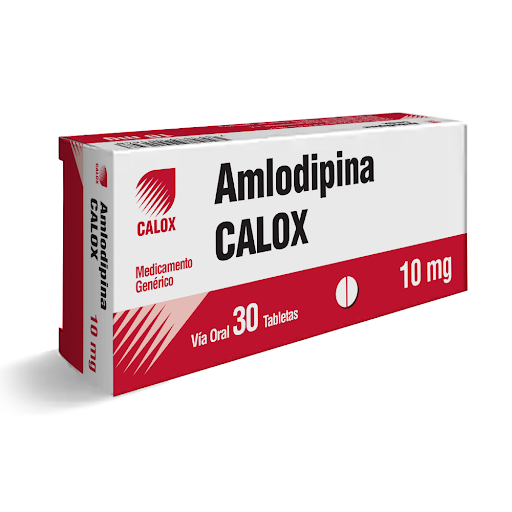 AMLODIPINA 10mg x 30 TABLETAS CALOX