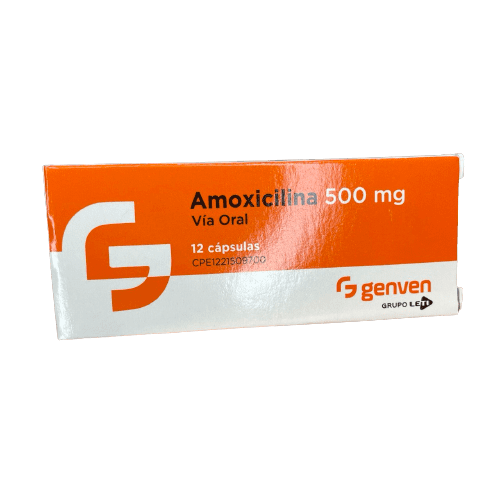 AMOXICILINA 500MG 12CAP GENVEN