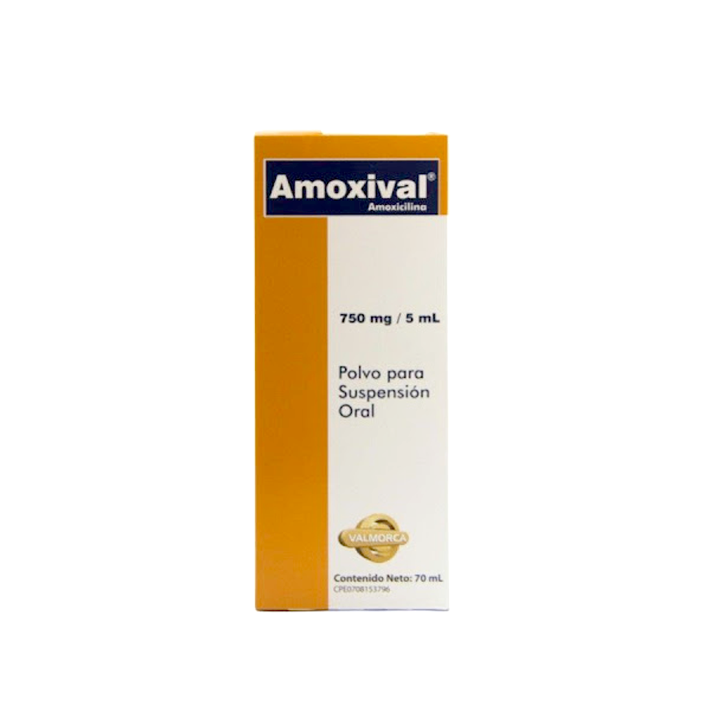 AMOXIVAL 750MG/5ML POLVO SUSP