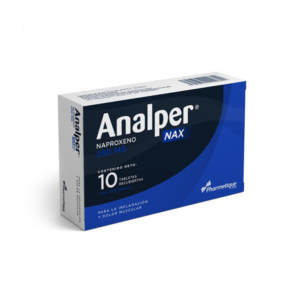 ANALPER NAX 250MG 10 CAP 