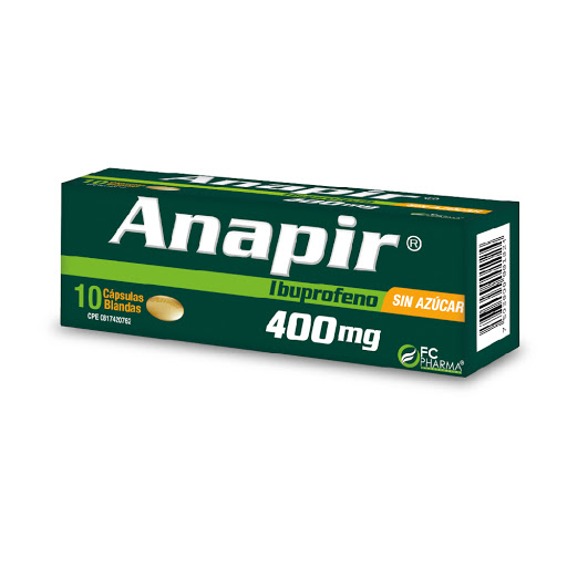 ANAPIR 400 MG 10 CAP BLAN FC LABORA