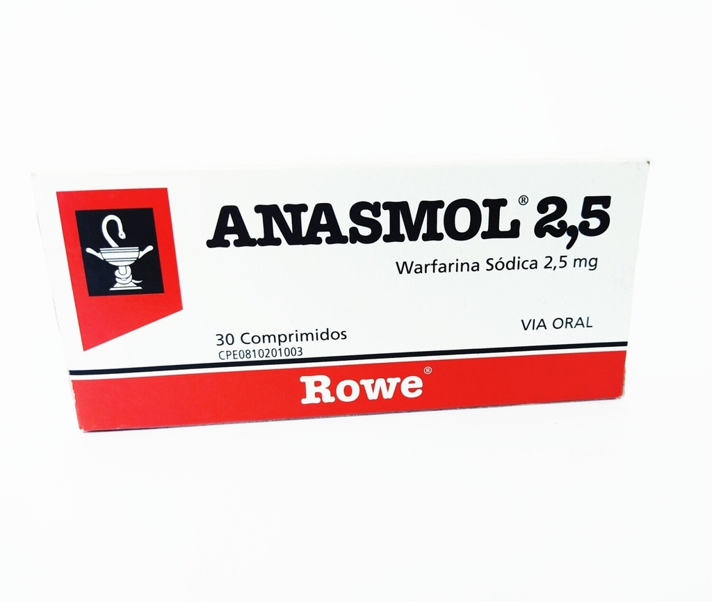 ANASMOL 2.5MG 30COMP ROWE