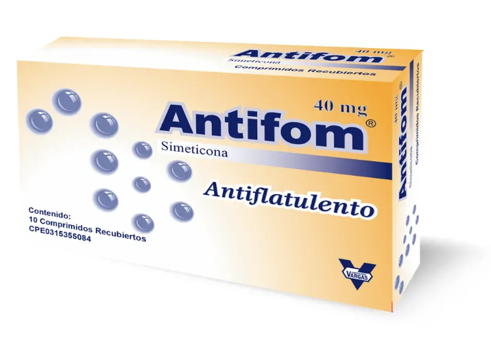 ANTIFOM 40 MG 10 COMP VARGAS