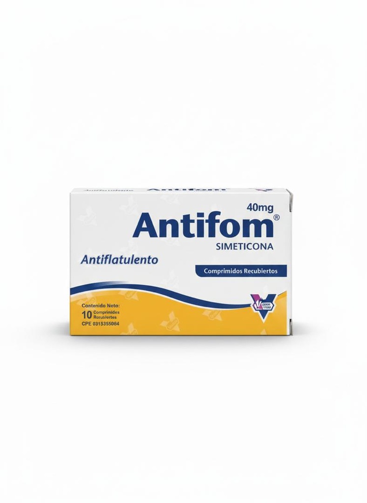 ANTIFOM 40 MG 10 COMP VARGAS