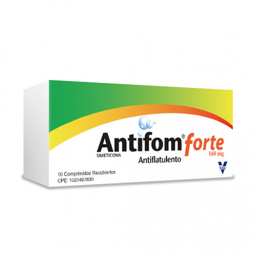 ANTIFOM FORTE 160 MG 10 COMP VARGAS