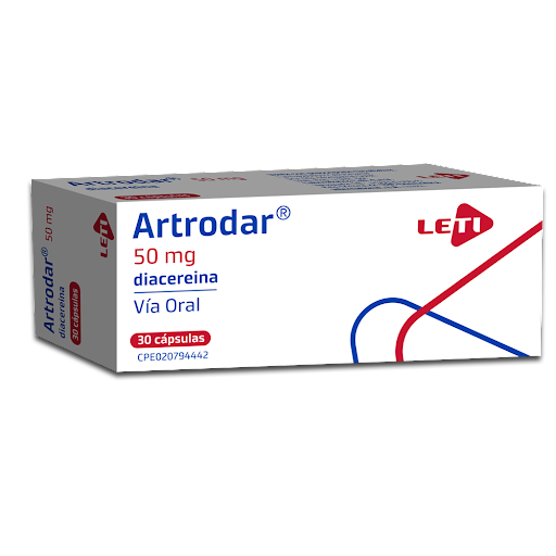 ARTRODAR 50 MG 30 CAP LETI