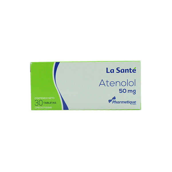 ATENOLOL 50 MG 30 TAB LA SANTE