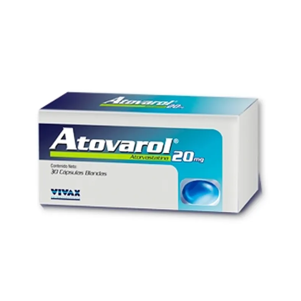 ATOVAROL 20MG X 30 CAP VIVAX