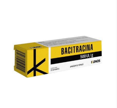 BACITRACINA 500UI/G 15g UNGUENTO TÓPICO KLINOS