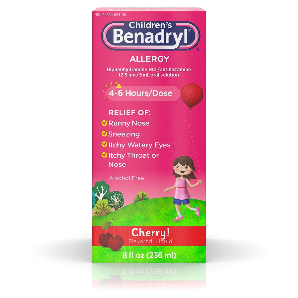 BENADRYL ALLERGY CHERRY 236ML 