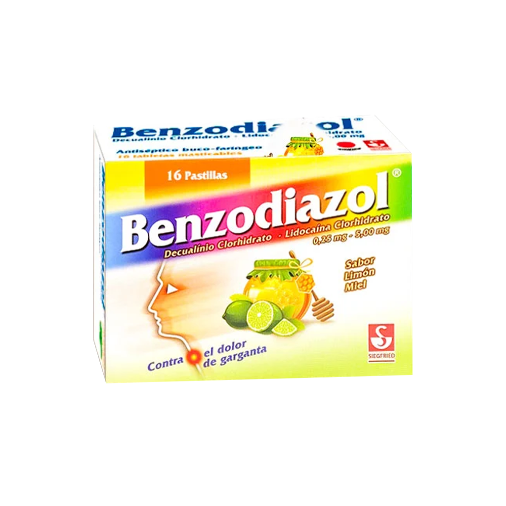 BENZODIAZOL LIMON Y MIEL 16PAST