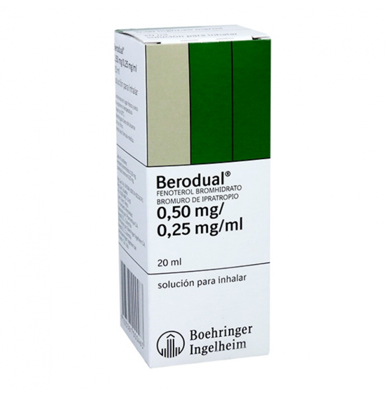 BERODUAL 0.50mg/0.25mg GOTAS 20ml