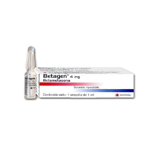 BETAGEN 4 MG 1 AMPOLLA