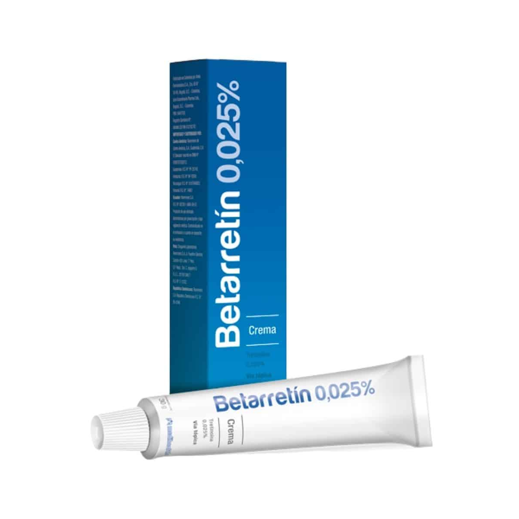 BETARRETIN 0.025% CREMA 30G
