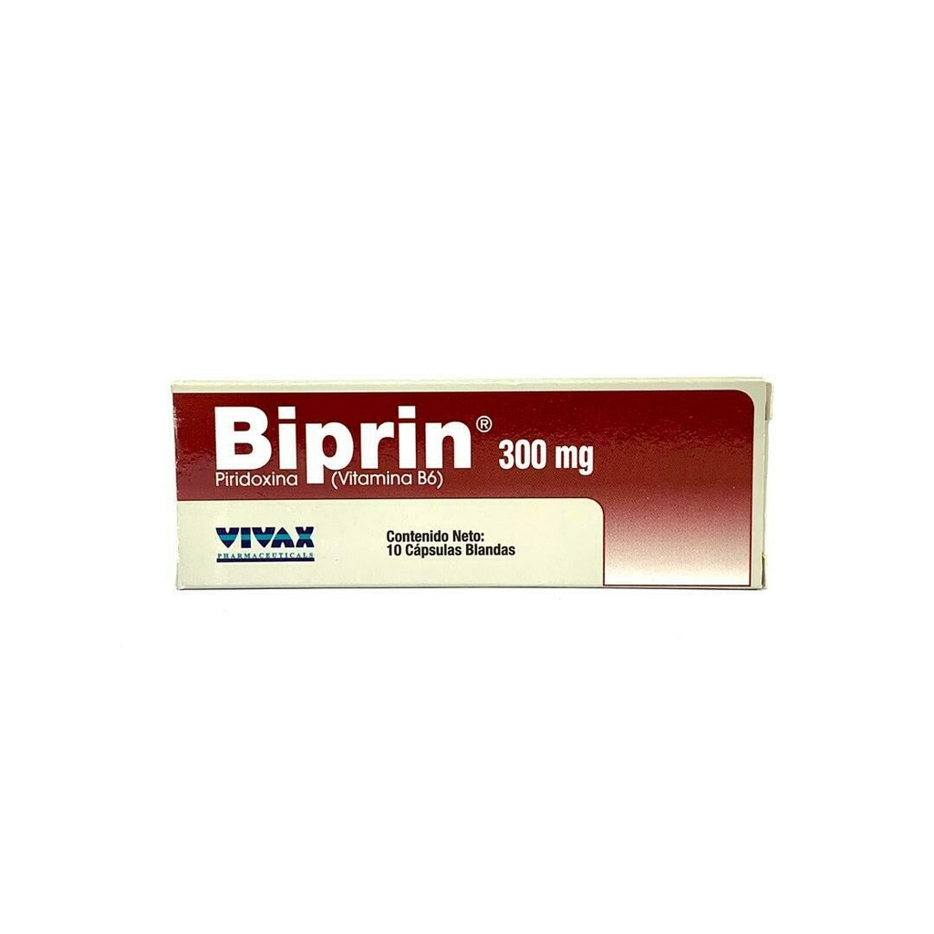 BIPRIN 300MG 10 CAPSULAS BLANDAS VIVAX