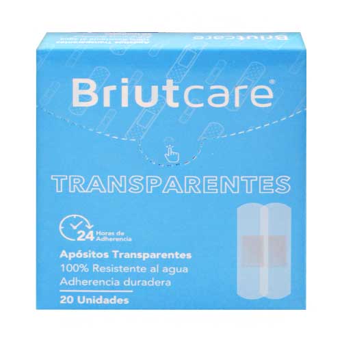 BRIUTCARE APOSITOS TRANSPARENTES 20UNI