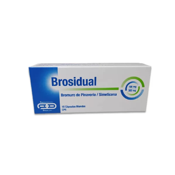 BROSIDUAL 100MG 300MG 10 CAP