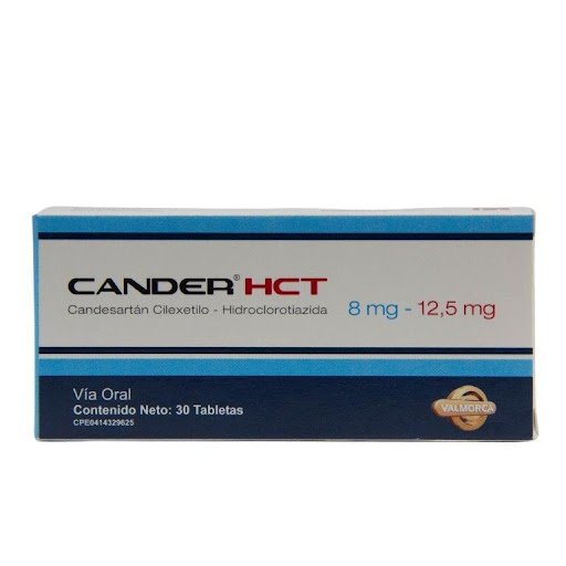 CANDER HTC 8/12.5 30 TABLETAS VALMORCA