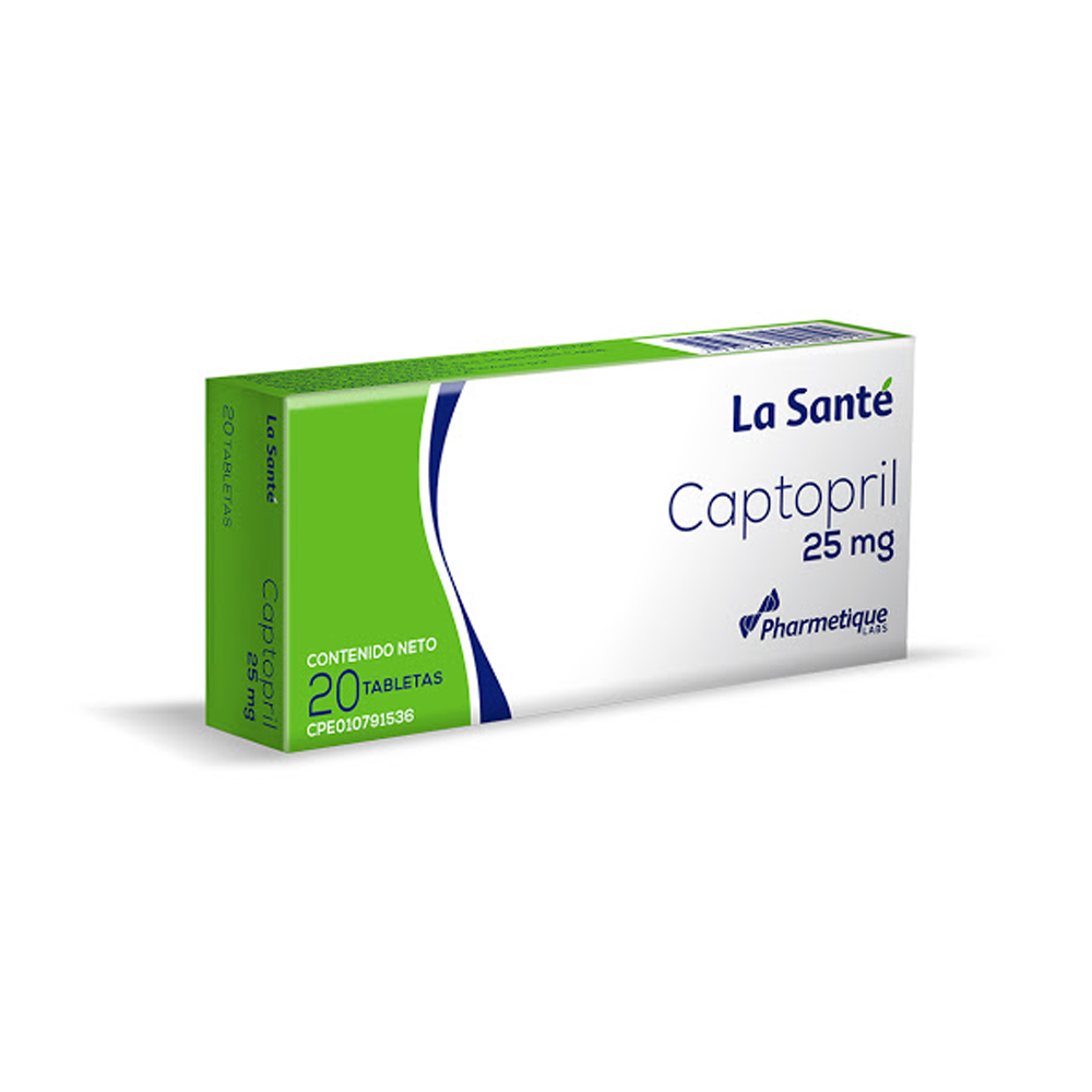 CAPTOPRIL 25MG 20TAB LA SANTE