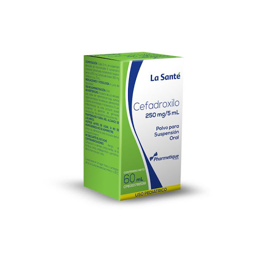 CEFADROXILO PED 250MG 60ML