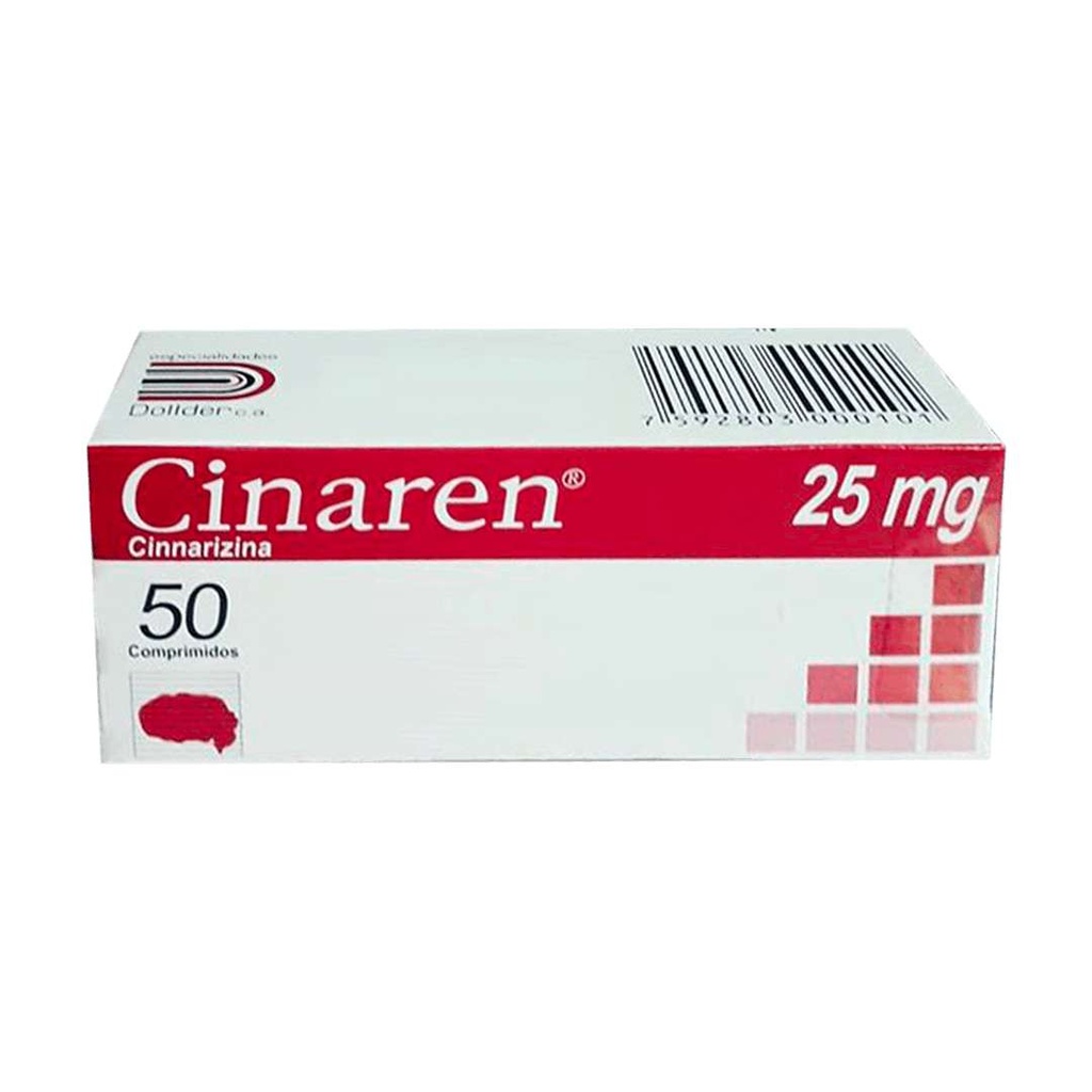 CINAREN 25MG 50 COMPRIMIDOS
