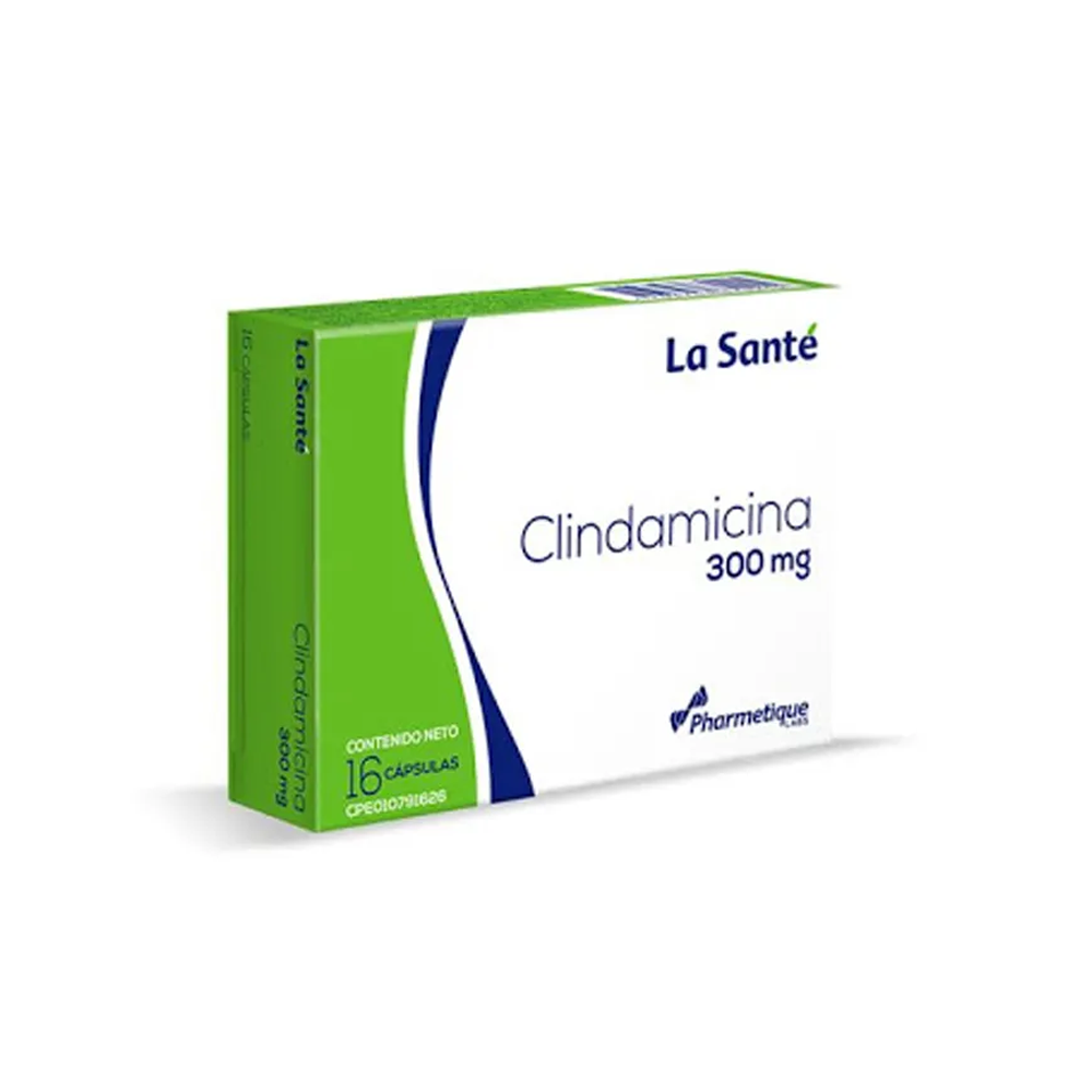 CLINDAMICINA 300 MG 16 CAP LA SANTE