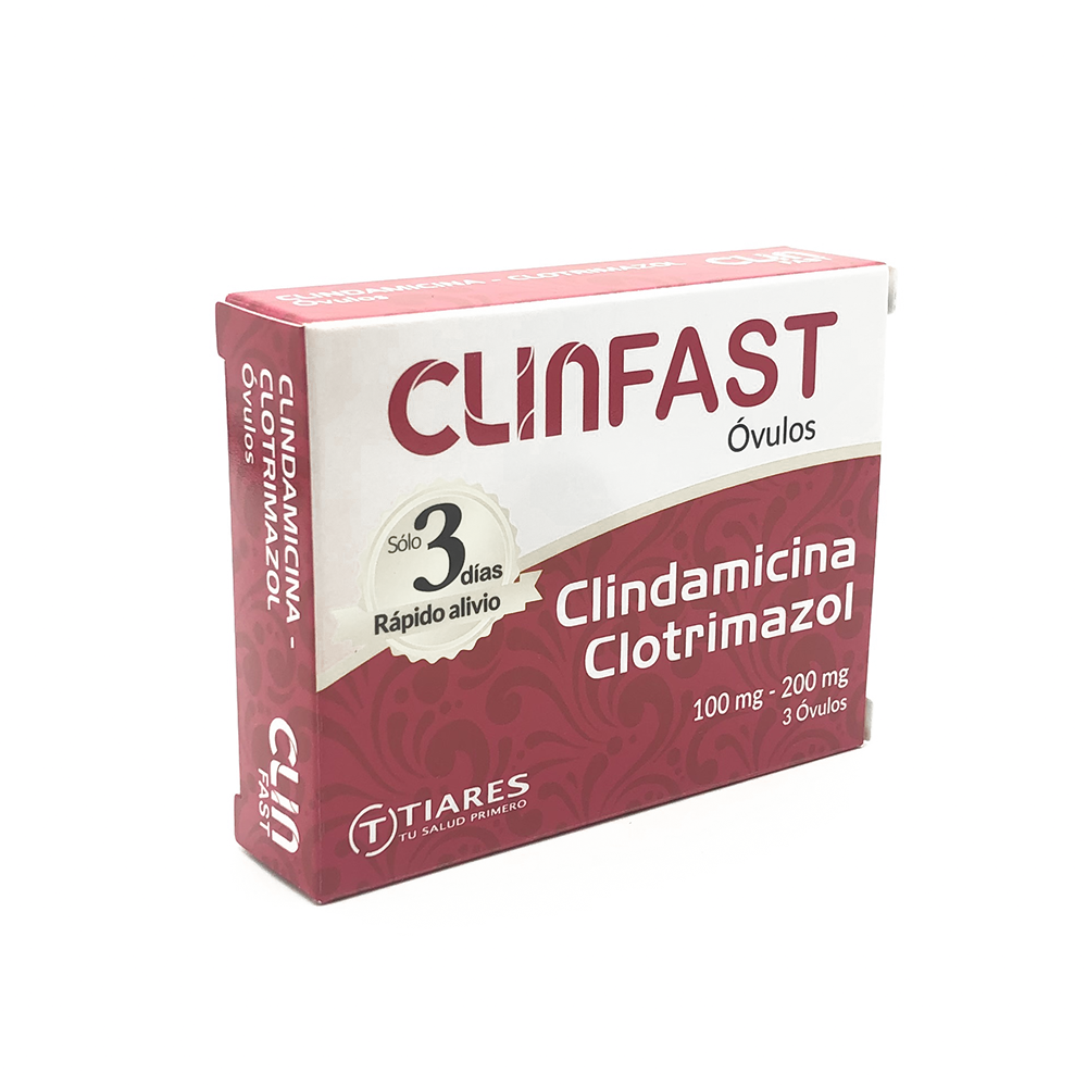 CLINFAST 100-200 / 3 ÓVULOS  VAG.  TIARES