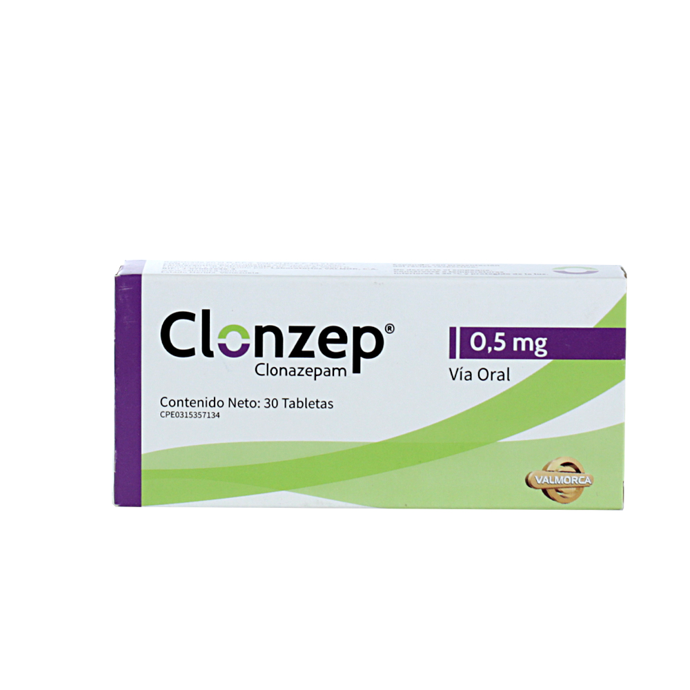 CLONZEP 0.5MG 30TAB VALMORCA