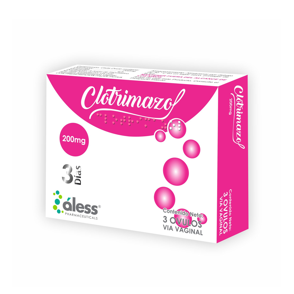 CLOTRIMAZOL 200 MG 3 OVULOS VAGINALES