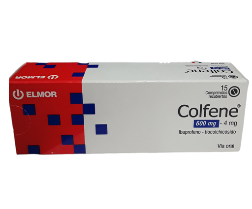 COLFENE 600 MG / 4MG X 15 COM ELMOR