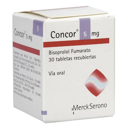 CONCOR 5mg x 30 TABLETAS RECUBIERTAS
