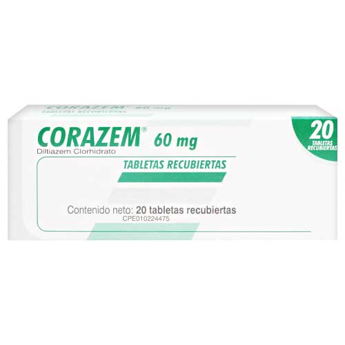 CORAZEM 60 MG 20 TABLETAS