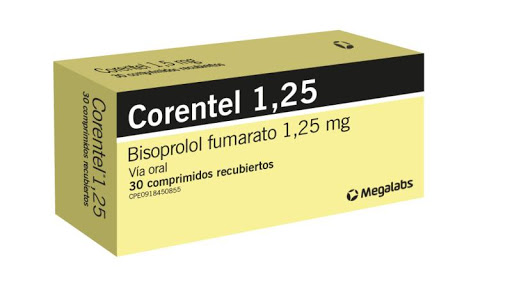 CORENTEL 1.25 MG 30 COM