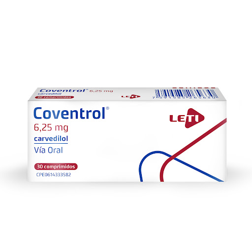 COVENTROL 6.25 MG 30 COMPRIMIDOS LETI