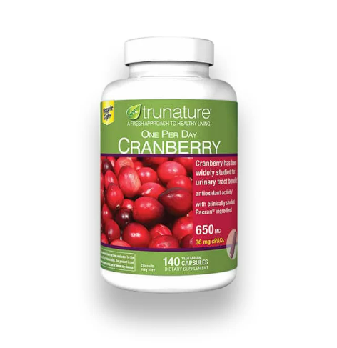 CRANBERRY 650MG 140CAP TRUNATURE