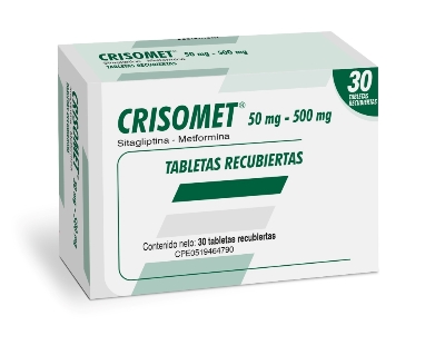 CRISOMET 50MG 500MG 30TAB
