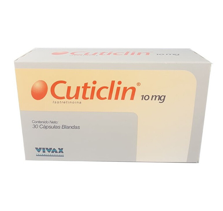 CUTICLIN 10 MG 30 CAPSULAS 