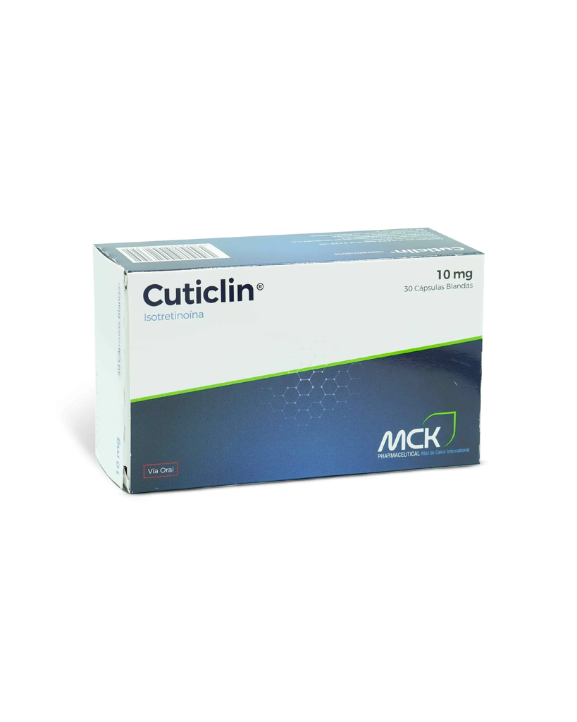 CUTICLIN 10 MG 30 CAPSULAS MCK