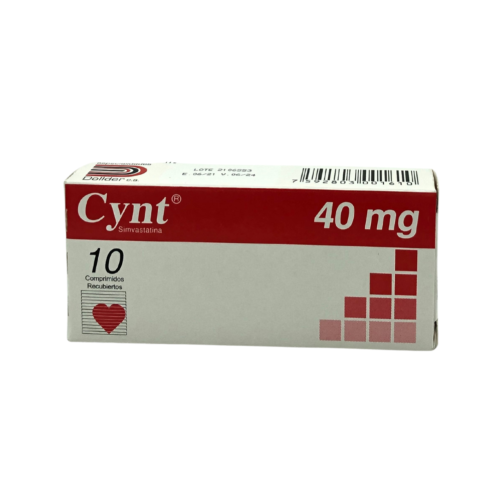 CYNT SIMVASTATINA 40 MG 10 COMPRIMIDOS